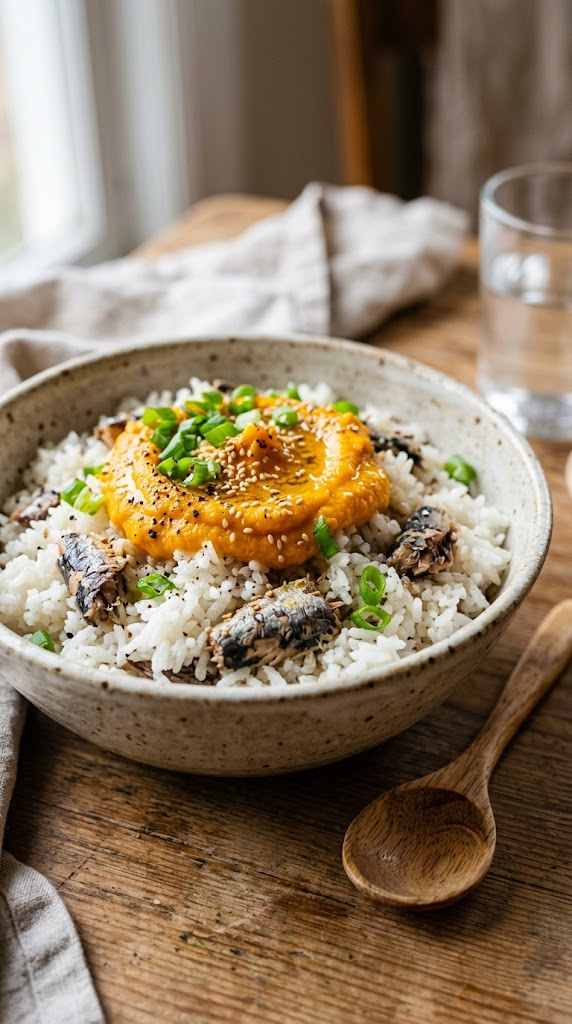 Simple Sardine & Rice Bowl (The Classic)