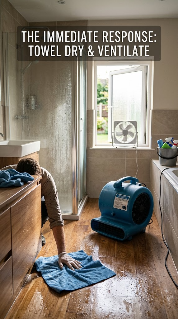 The Immediate Response Towel Dry & Ventilate