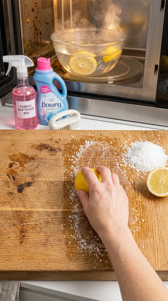 The Lemon & Salt Cutting Board Scrub